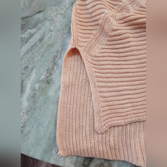 a.n.a Blush Pink Textured Knit Sweater - Size Small - Picture 6 of 9